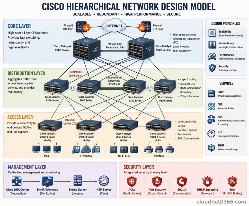 Cisco Hierarchical Network Design Model