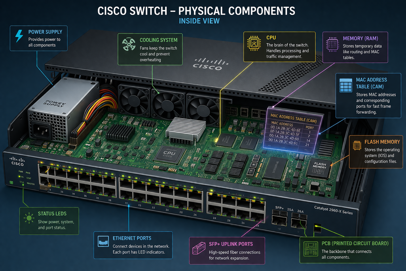 switch hardware components