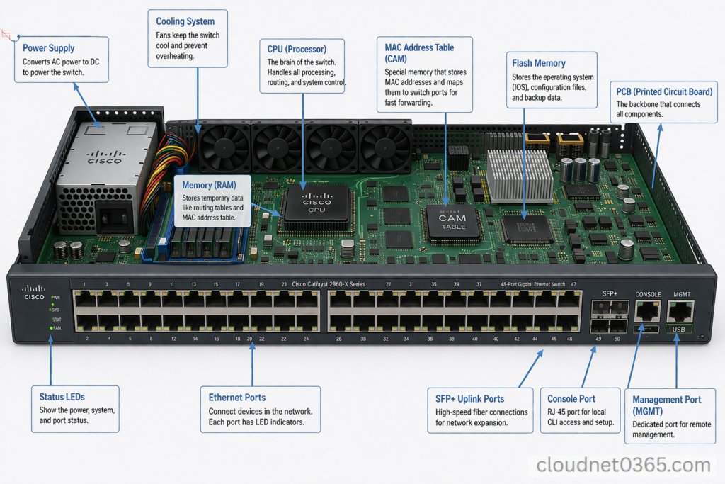 Switch hardware Components 