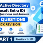 Microsoft Entra ID Interview Questions and Answers – 200 Questions Quick Revision Part 1