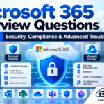 Microsoft 365 Interview Questions – Part 5: Security, Compliance & Advanced Troubleshooting
