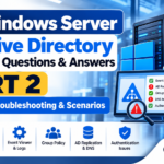 Windows Server Interview Questions & Answers – Part 2: Advanced Troubleshooting & Scenarios