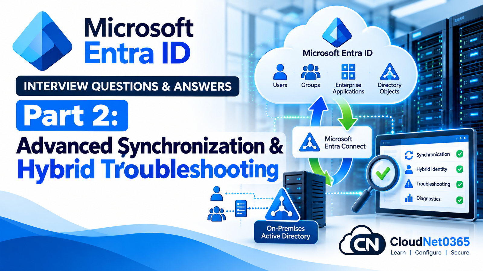 Microsoft Entra ID Interview Questions & Answers – Part 2: Advanced Synchronization & Hybrid Troubleshooting